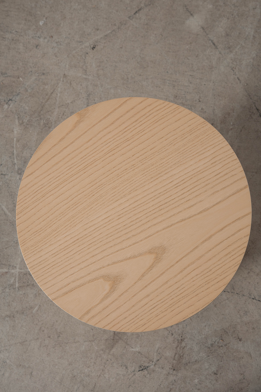 Rak Round Stool by Francesc Rifé for Kendo in Natural Ash