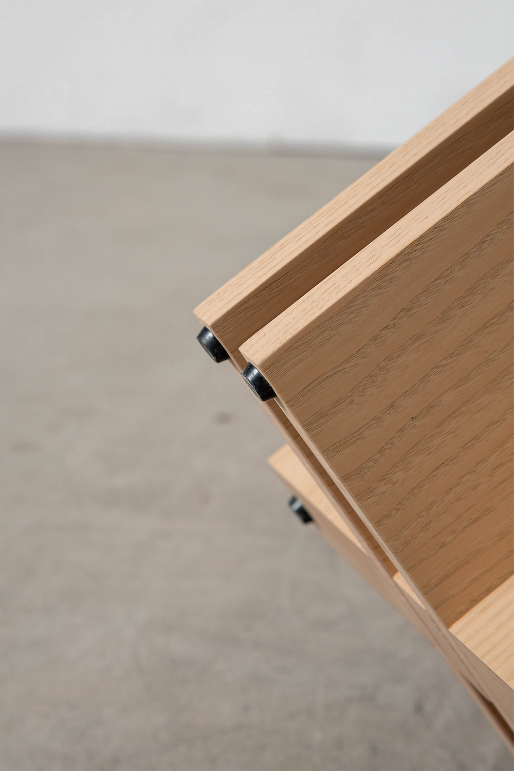 Rak Round Stool by Francesc Rifé for Kendo in Natural Ash