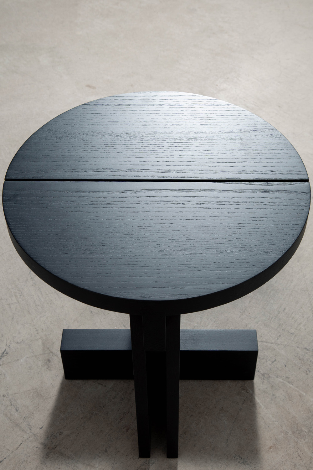 Rak Side Table φ45 by Francesc Rifé for Kendo in Black Ash