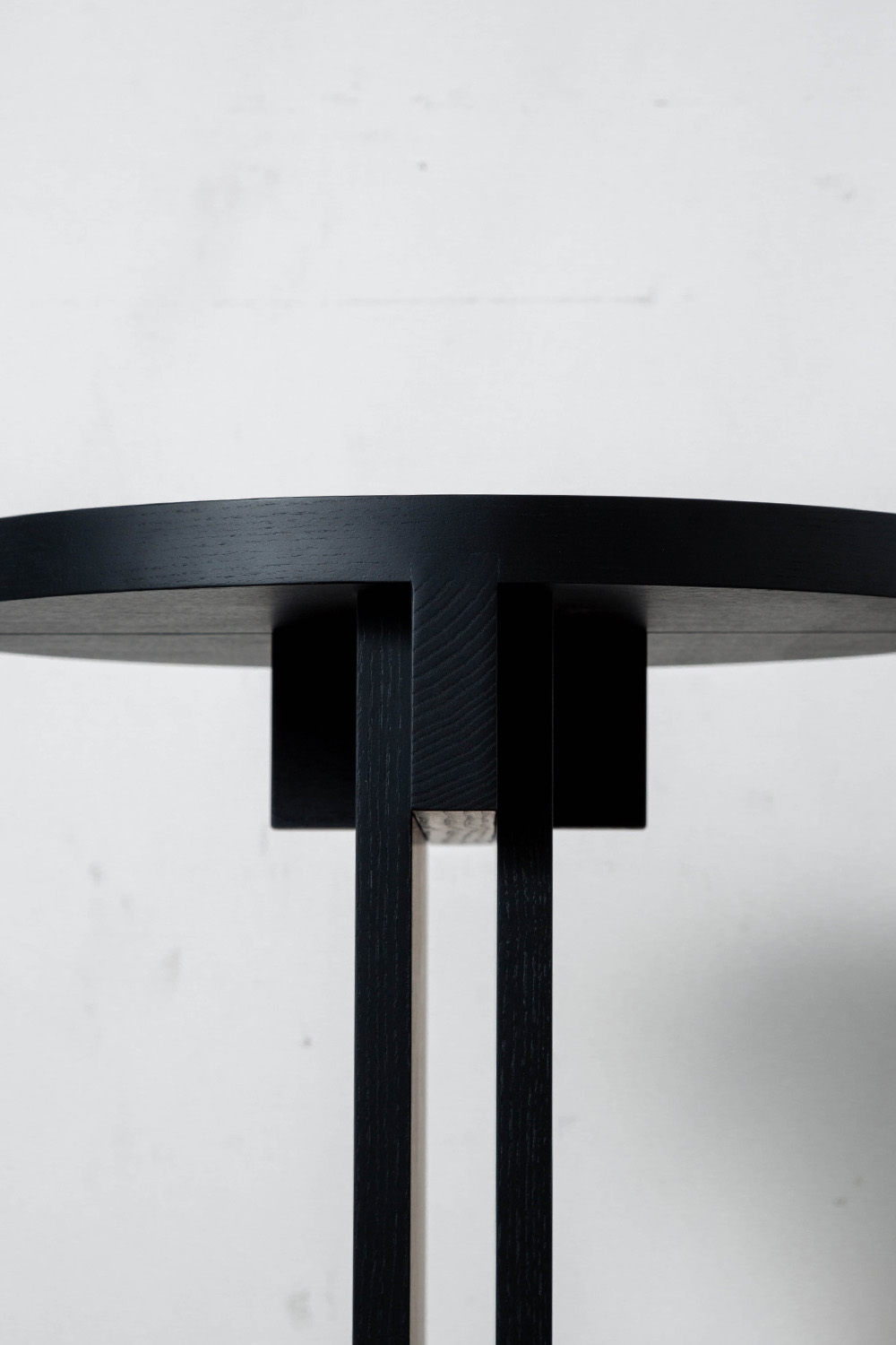 Rak Side Table φ45 by Francesc Rifé for Kendo in Black Ash