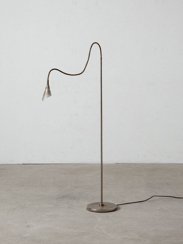 Floor Lamp by Enzo Catellani for Catellani & Smith in Steel , Brass and Metal
