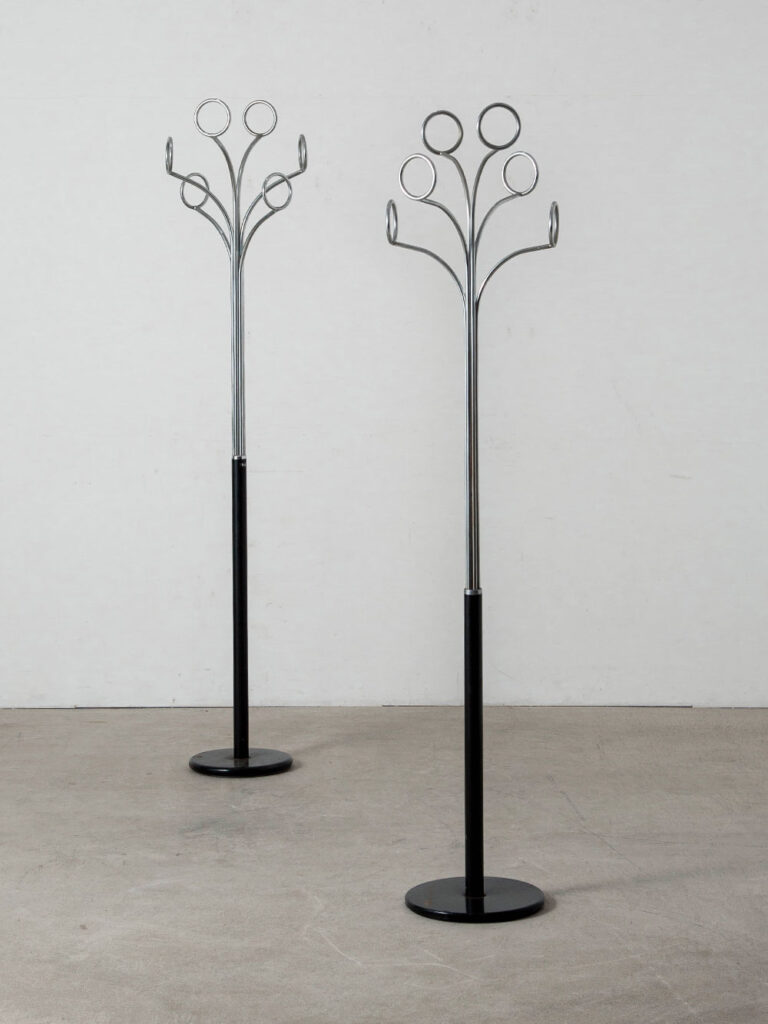 Cedro Coat Rack by Tomás Díaz Magro for Fase in Chrome