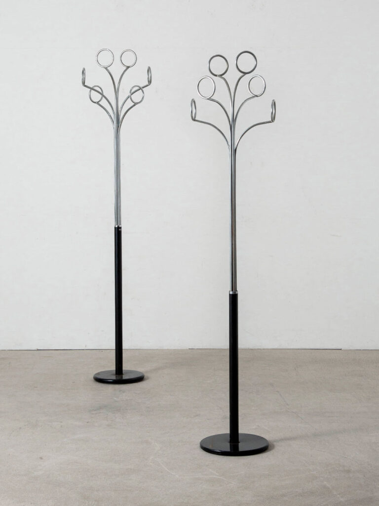 Cedro Coat Rack by Tomás Díaz Magro for Fase in Chrome