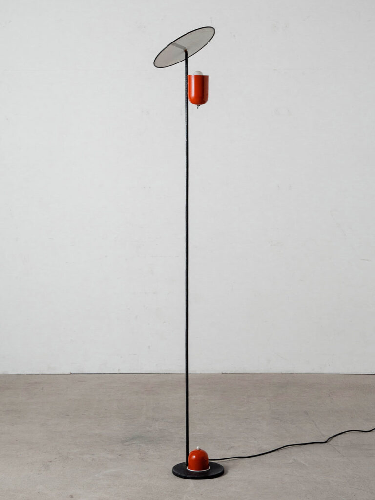 Floor Lamp in Steel and Metal