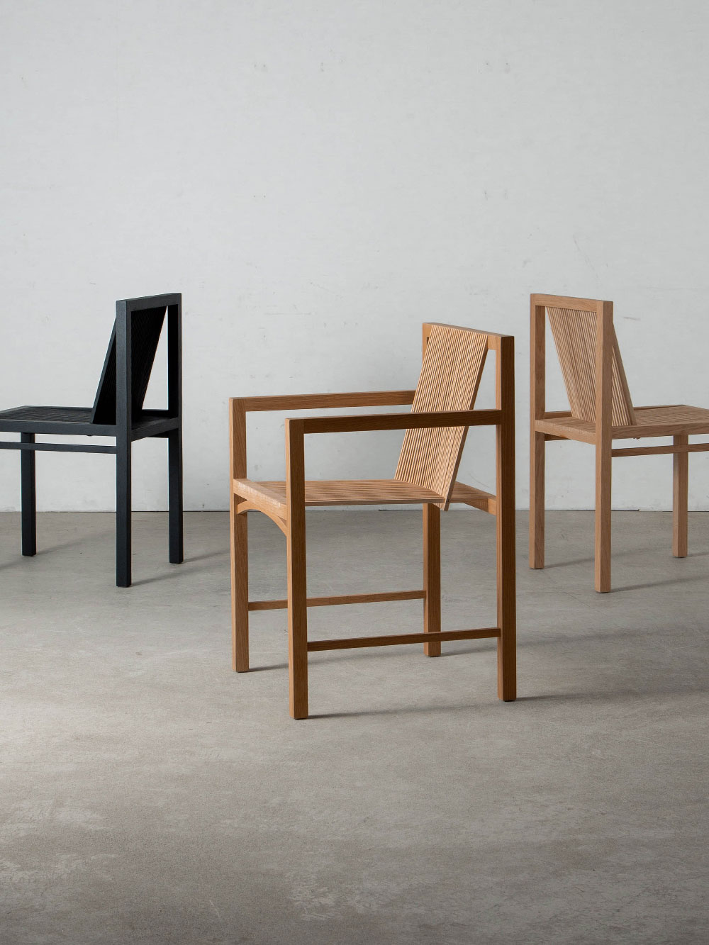 C_06 Dining Chair by Ruud-Jan Kokke for KOKKE House in Oak and Ash