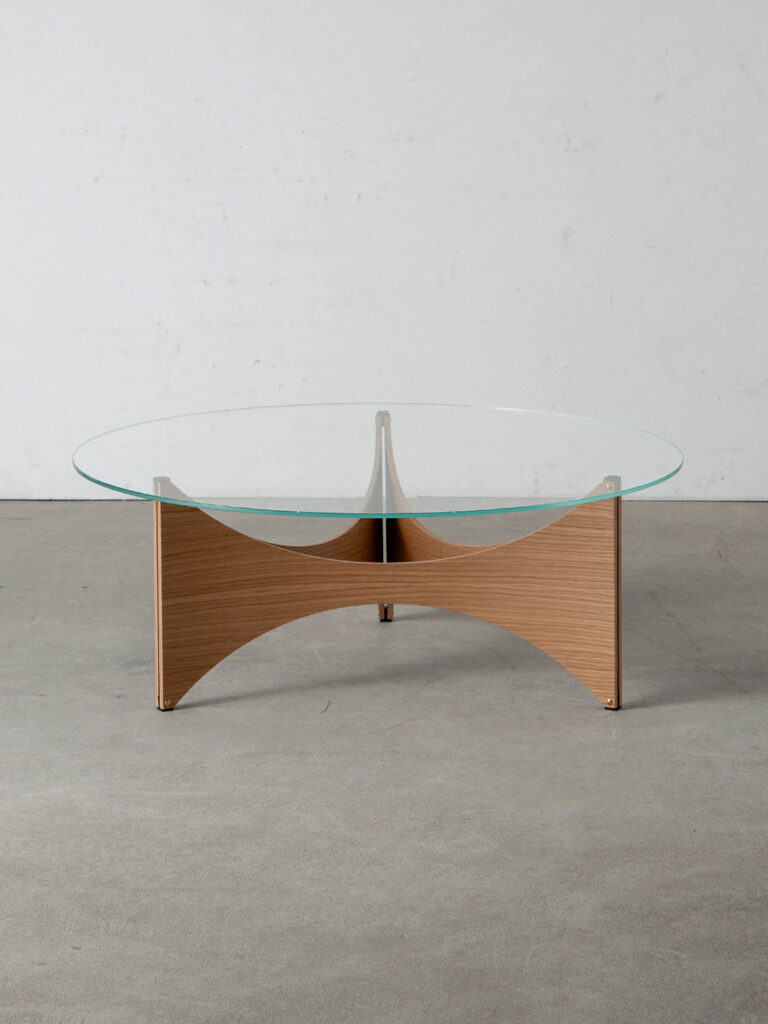 TZ 75 Coffee Table by Werner Blaser for Pastoe in Beech , Oak and Glass