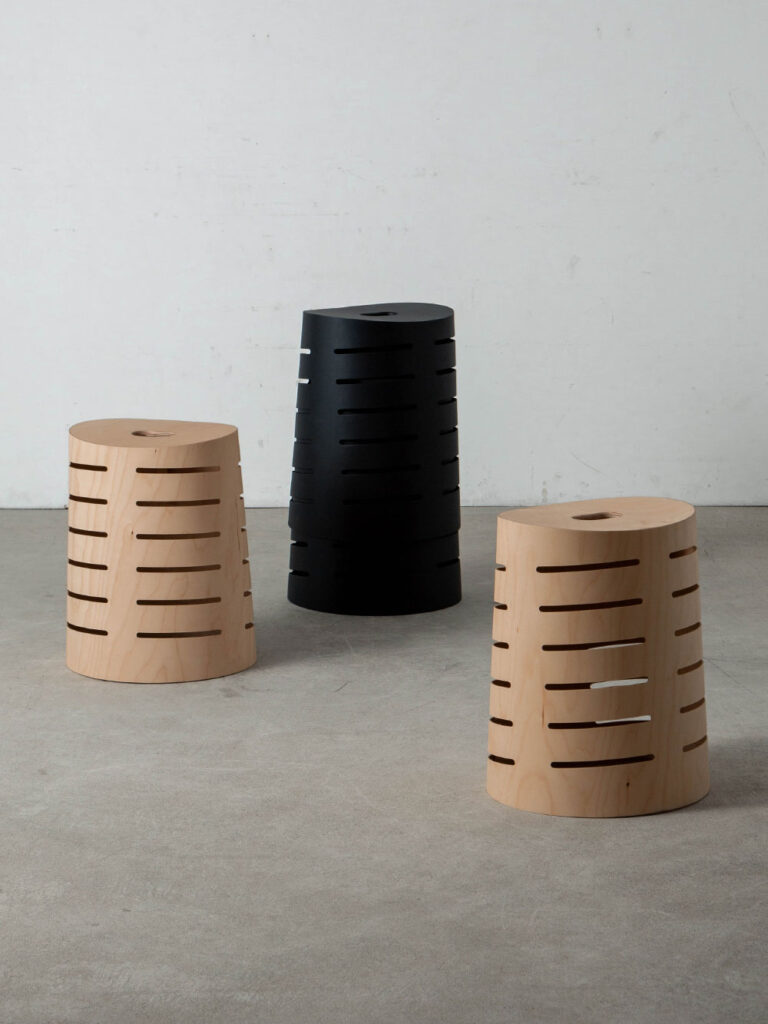 TC Stool by Ruud-Jan Kokke for KOKKE House in Birch