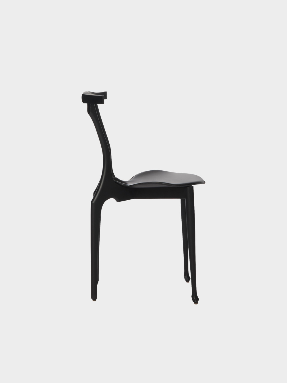 Gaulinetta Chair by Oscar Tusquets for BD Barcelona in Ash and Brown&nbsp;Black