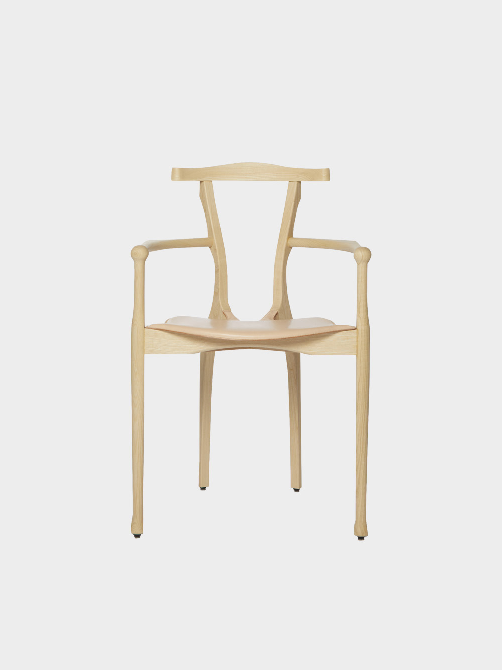 Gaulino Chair by Oscar Tusquets for BD Barcelona in Ash and Black&nbsp;Natural
