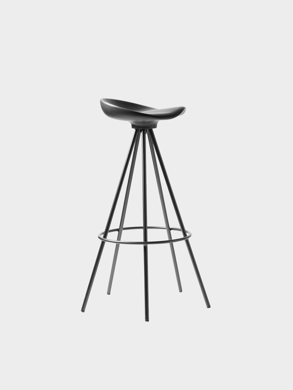 Jamaica Stool by Pepe Cortés for BD Barcelona in Steel and Almunium Black