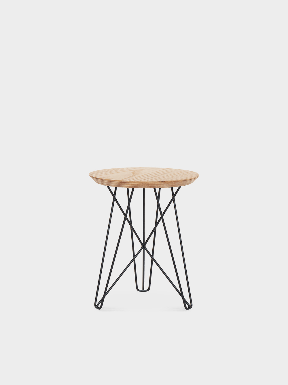 IJhorst Side Tables Small by Constant Nieuwenhuys for Pastoe in Metal and Fenix Black , Oak , Walnut Natural