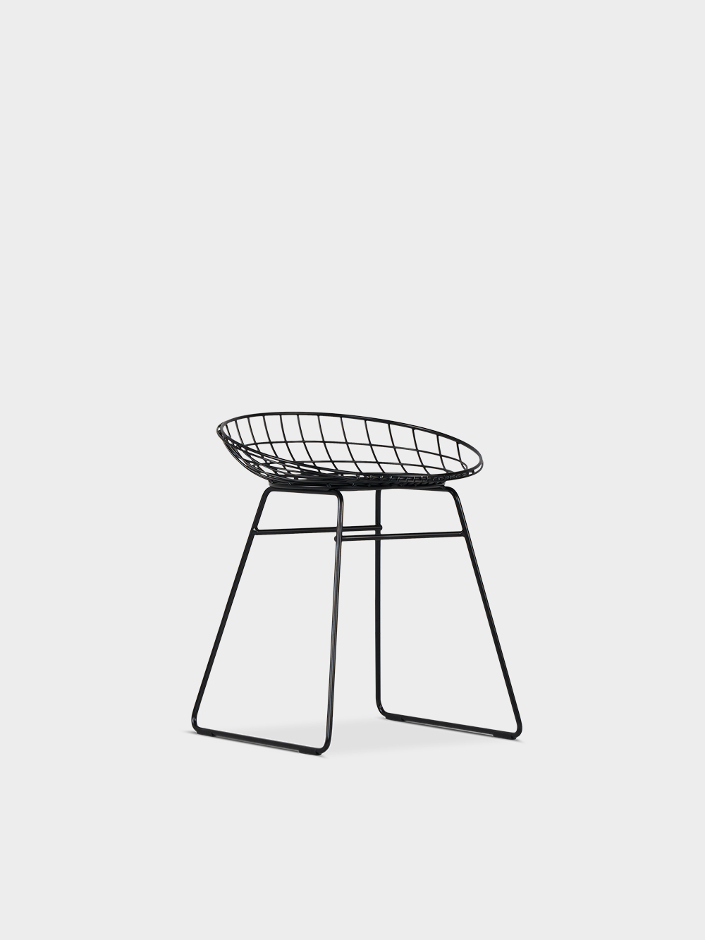 KM05 Wire Stool by Cees Braakman for Pastoe in Steel , Chrome Black