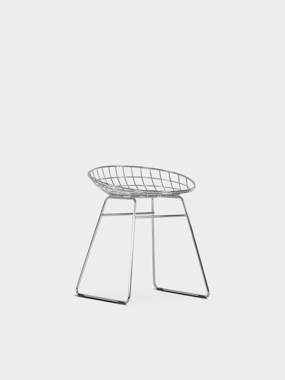 KM05 Wire Stool by Cees Braakman for Pastoe in Steel , Chrome Chrome