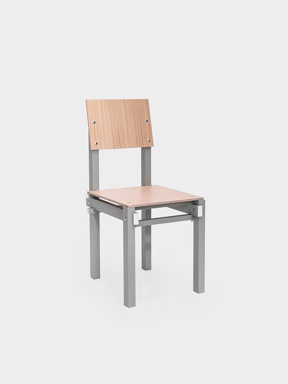 Military Chair by Gerrit Thomas Rietveld for Pastoe in Oak Whitewash