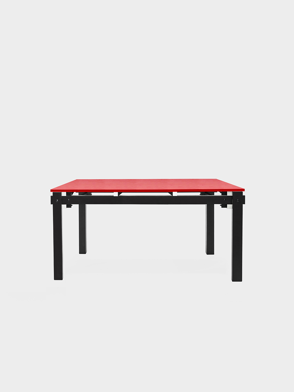 Military Table by Gerrit Thomas Rietveld for Pastoe in Oak&nbsp;Red / Black