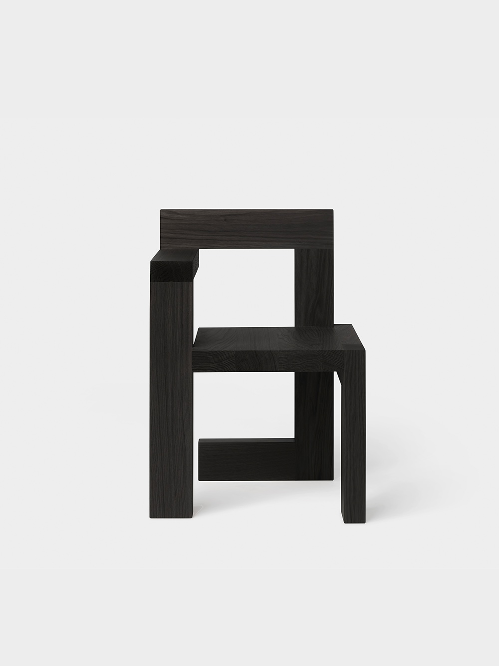 Steltman Chair by Gerrit Thomas Rietveld for Pastoe in Black&nbsp;Left_Black