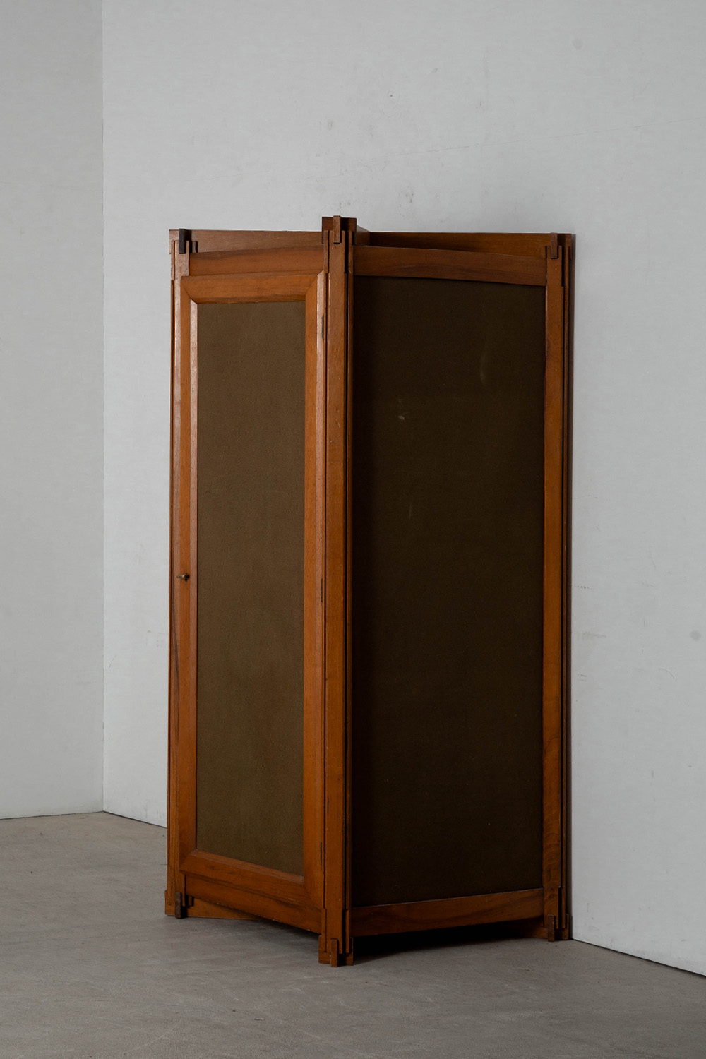 Cabinet in Wood and Fabric