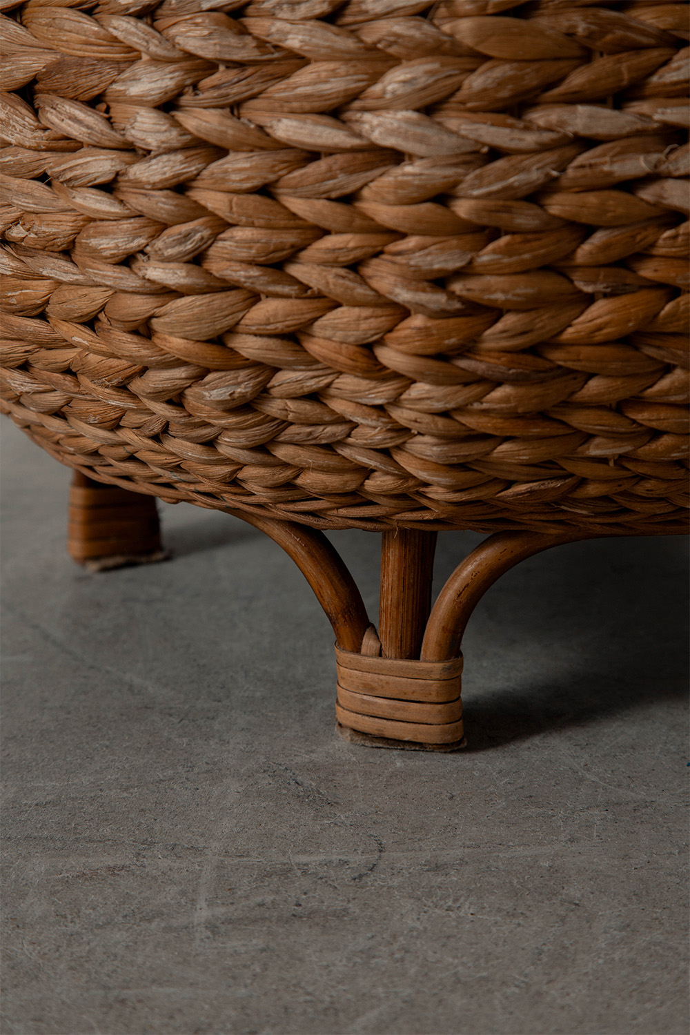 Stool in Seagrass and Wood
