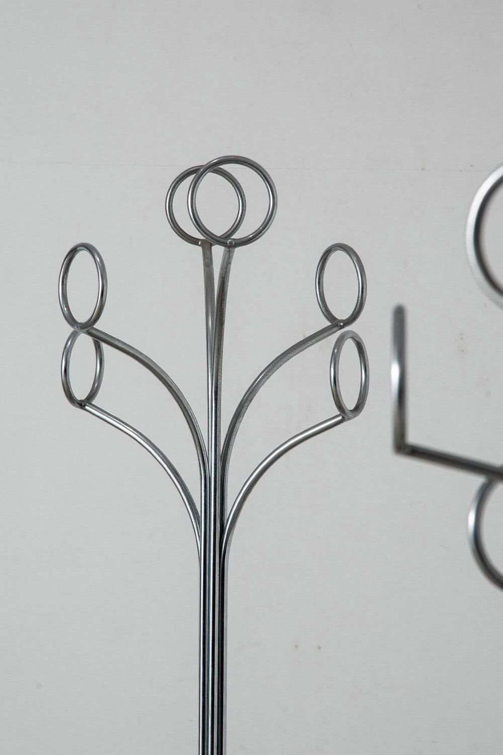 Cedro Coat Rack by Tomás Díaz Magro for Fase in Chrome