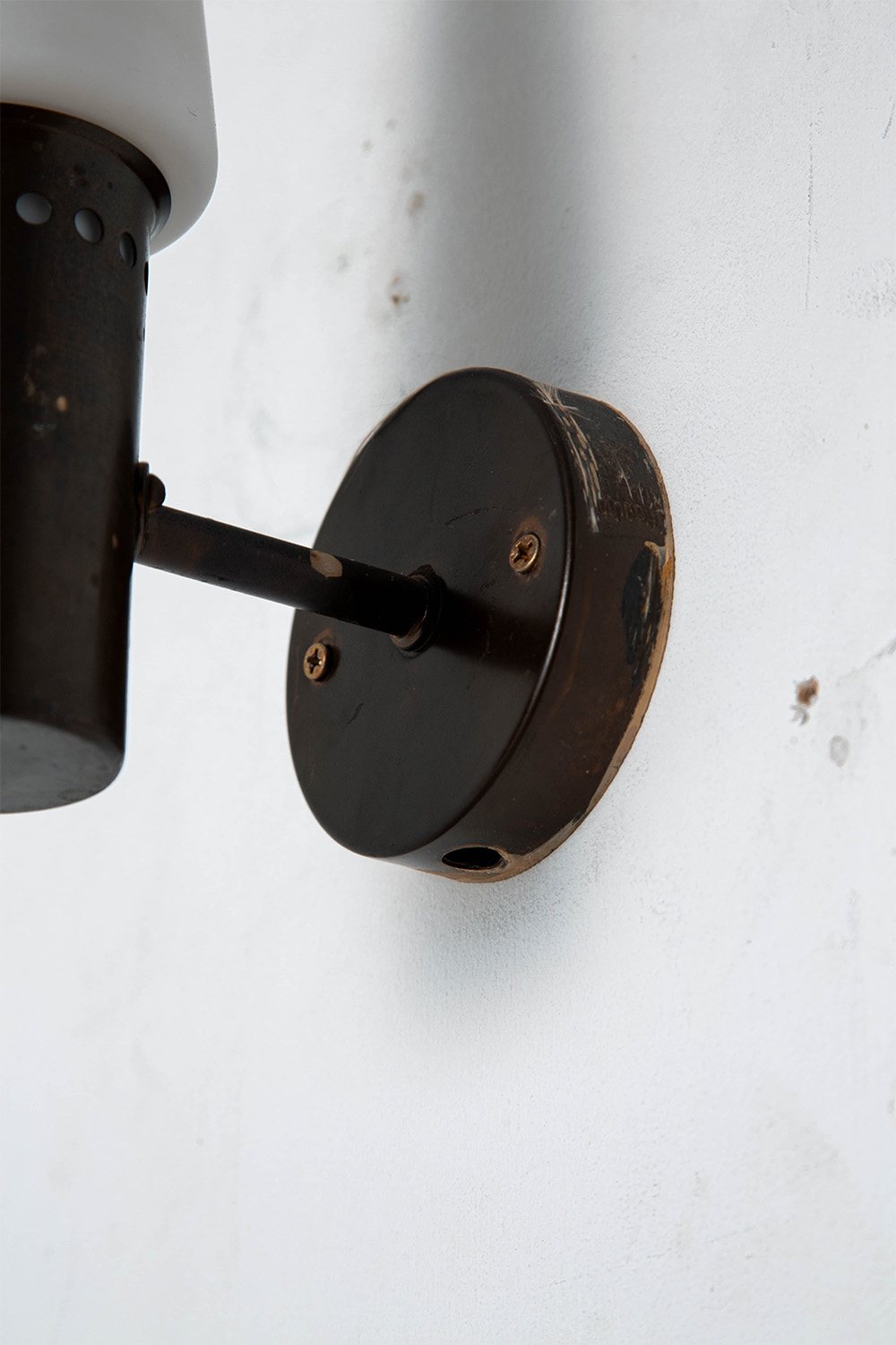 Wall Lamp by Hans-Agne Jakobsson for Hans-Agne Jakobsson AB in Glass and Brass