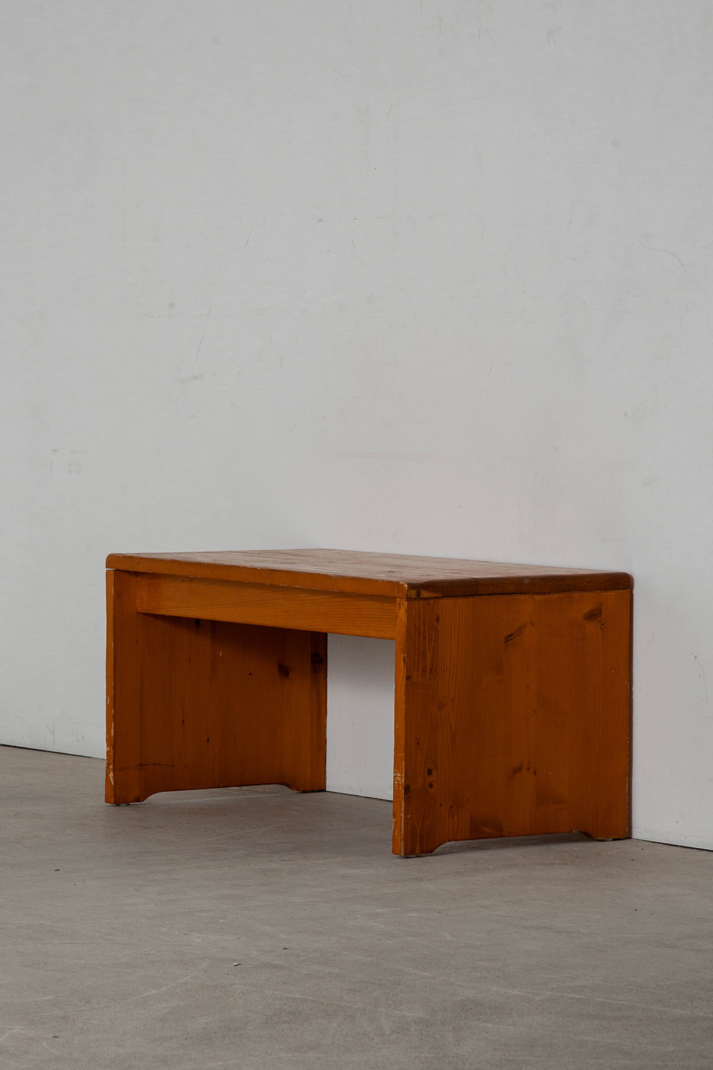Bench by Charlotte Perriand for Les Arcs in Pine