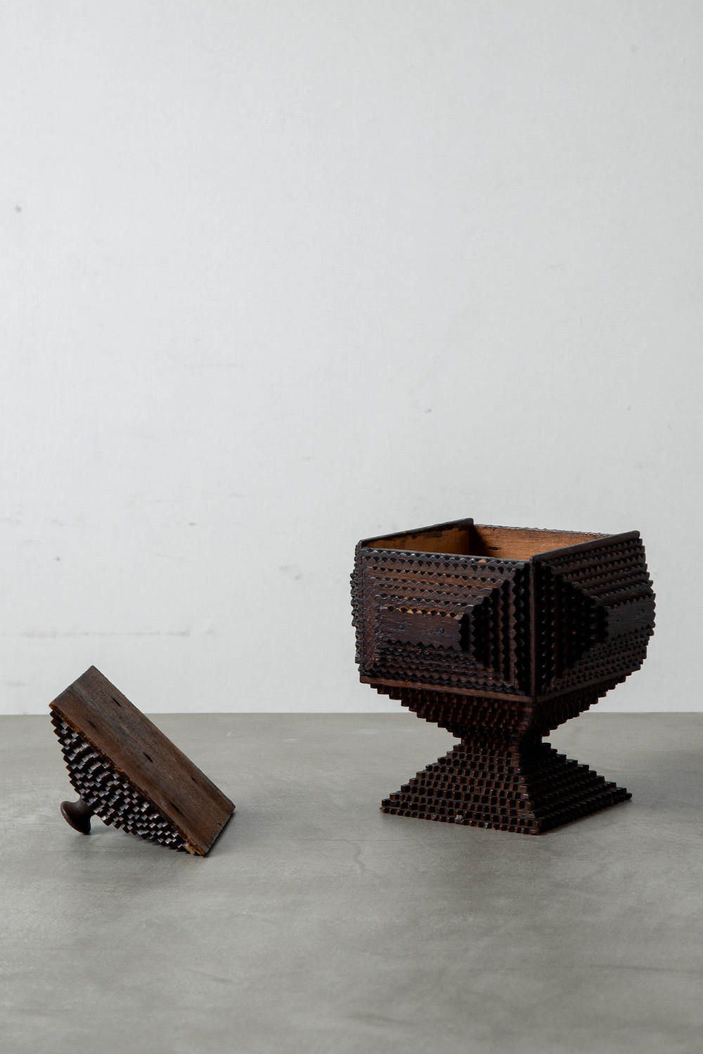 Tramp Art Box in Wood