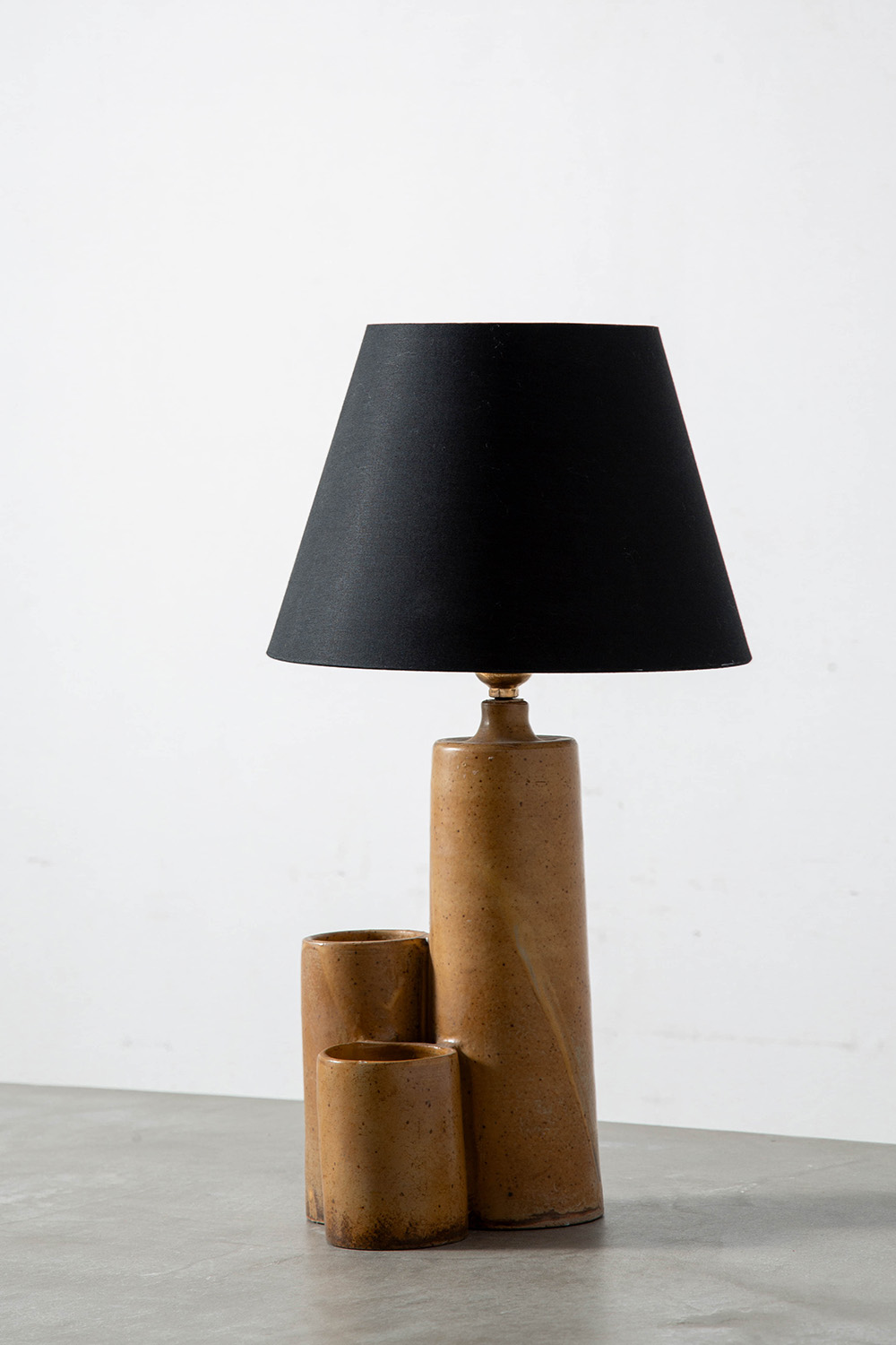Table Lamp in Ceramic and Brass