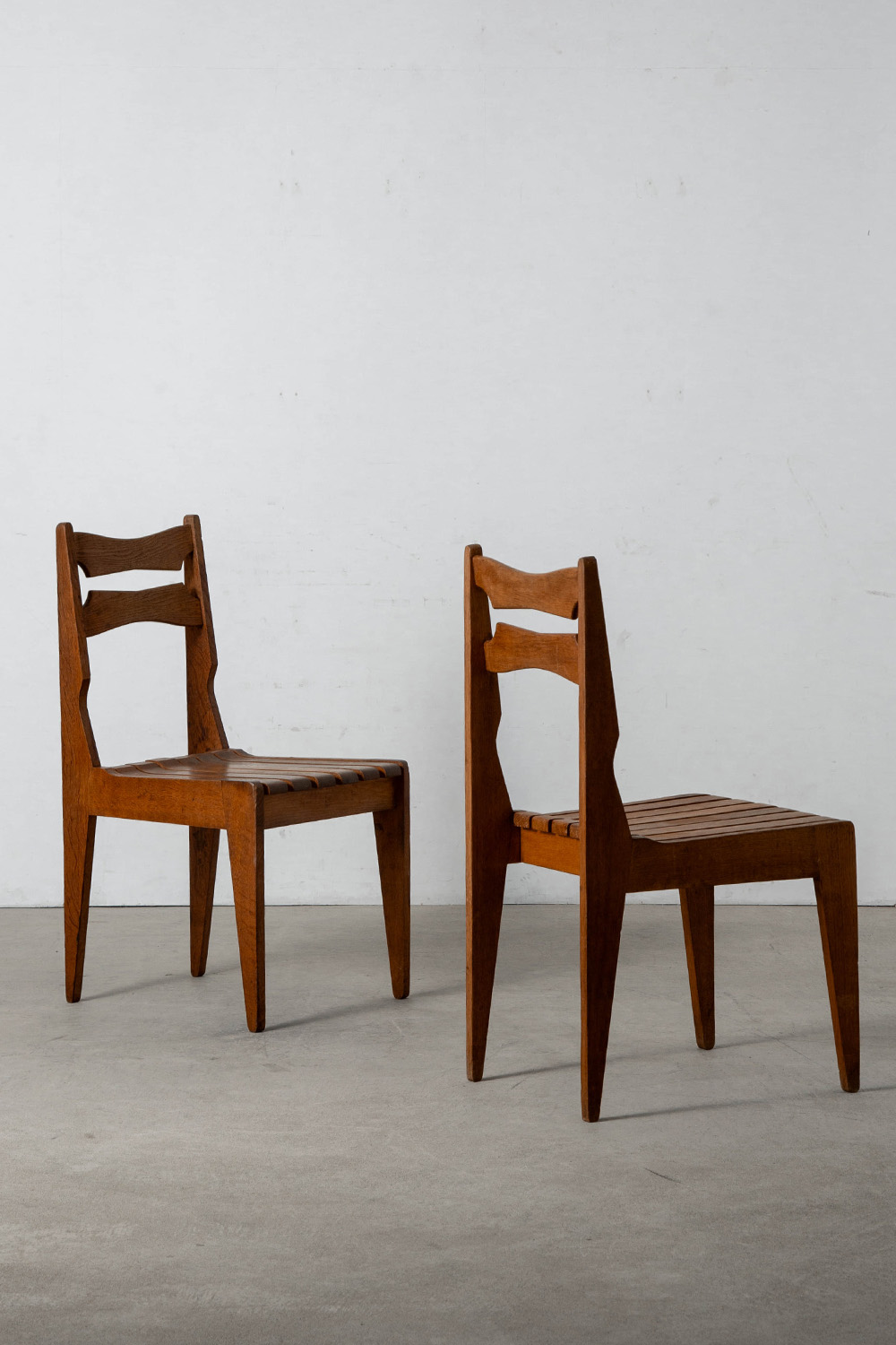 Dining Chair by Guillerme & Chambron in Wood