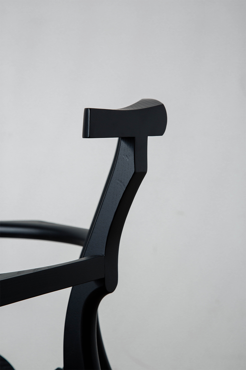 Gaulino Chair by Oscar Tusquets for BD Barcelona in Ash and Black