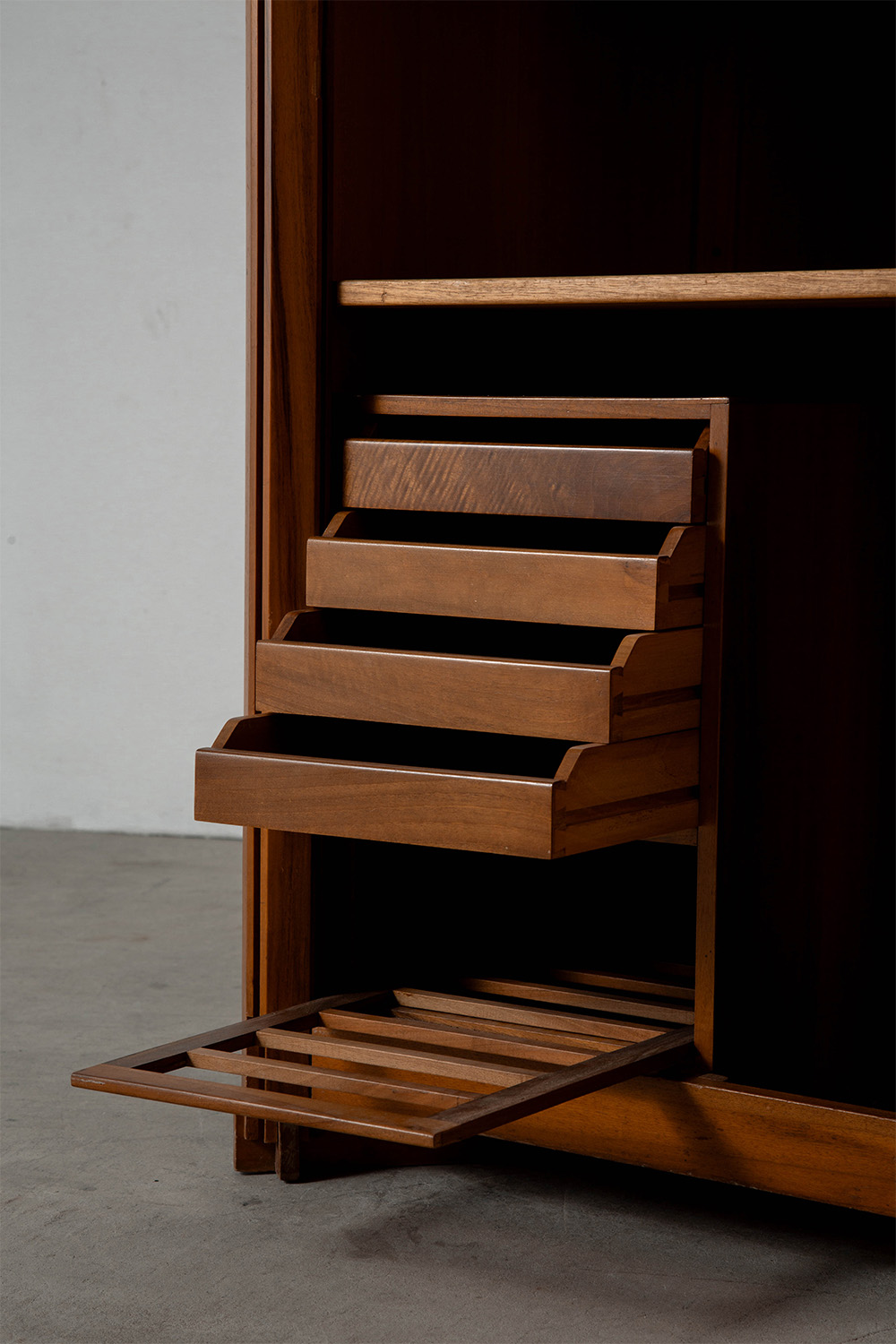 Cabinet in Wood and Fabric