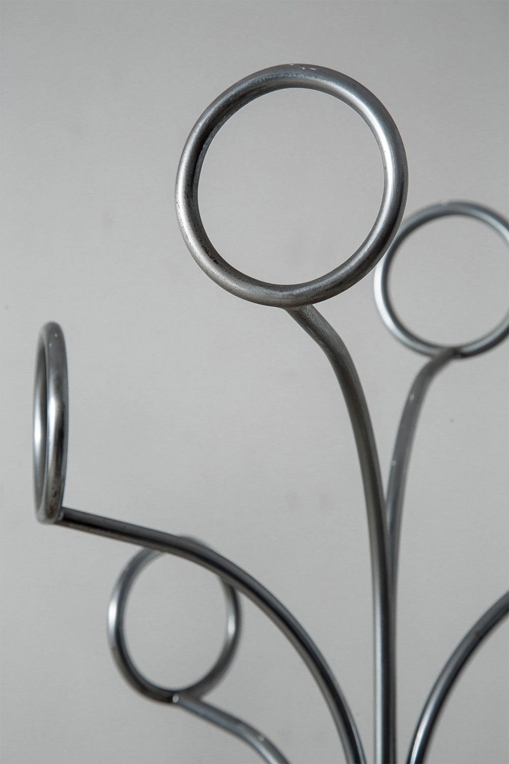 Cedro Coat Rack by Tomás Díaz Magro for Fase in Chrome