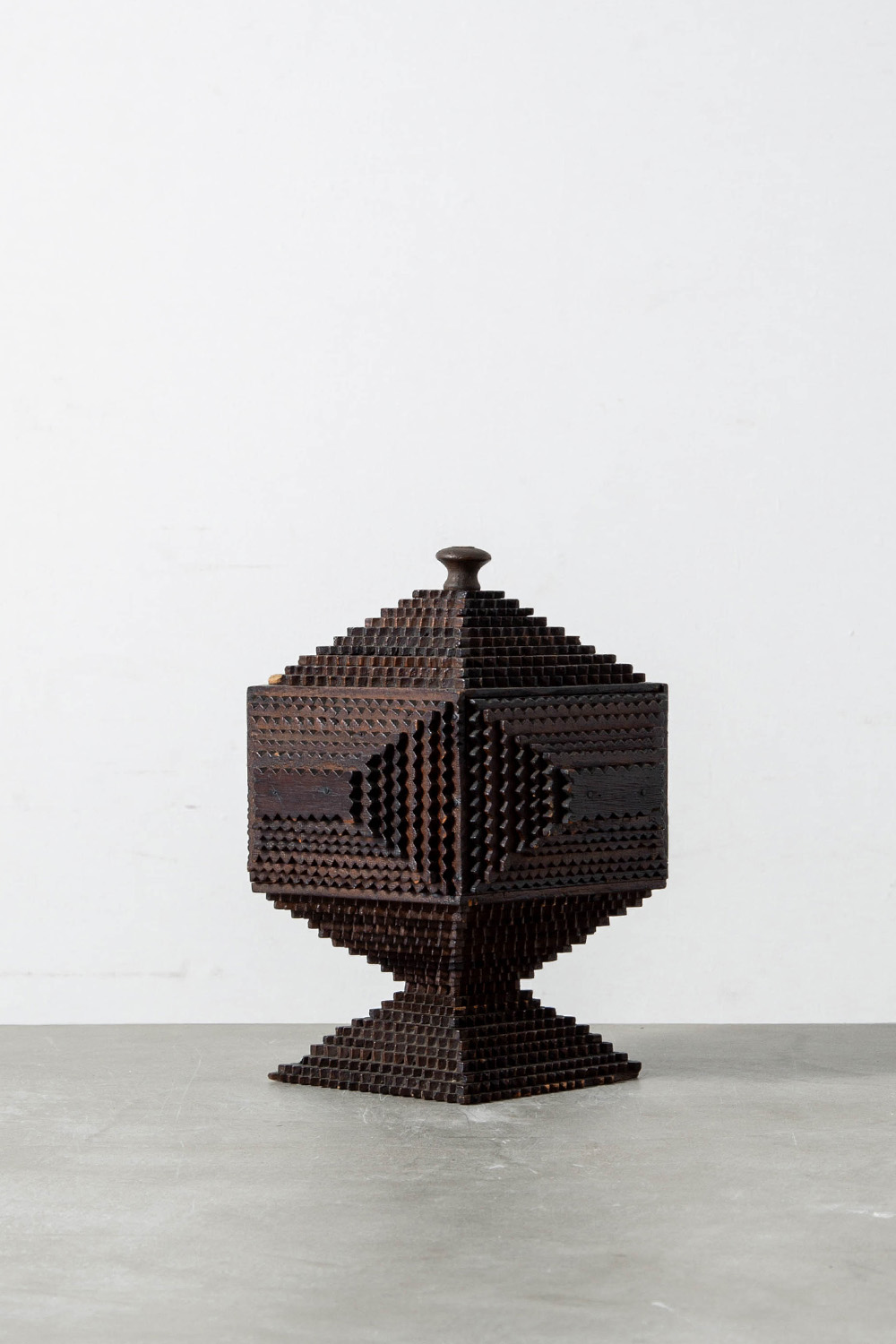 Tramp Art Box in Wood