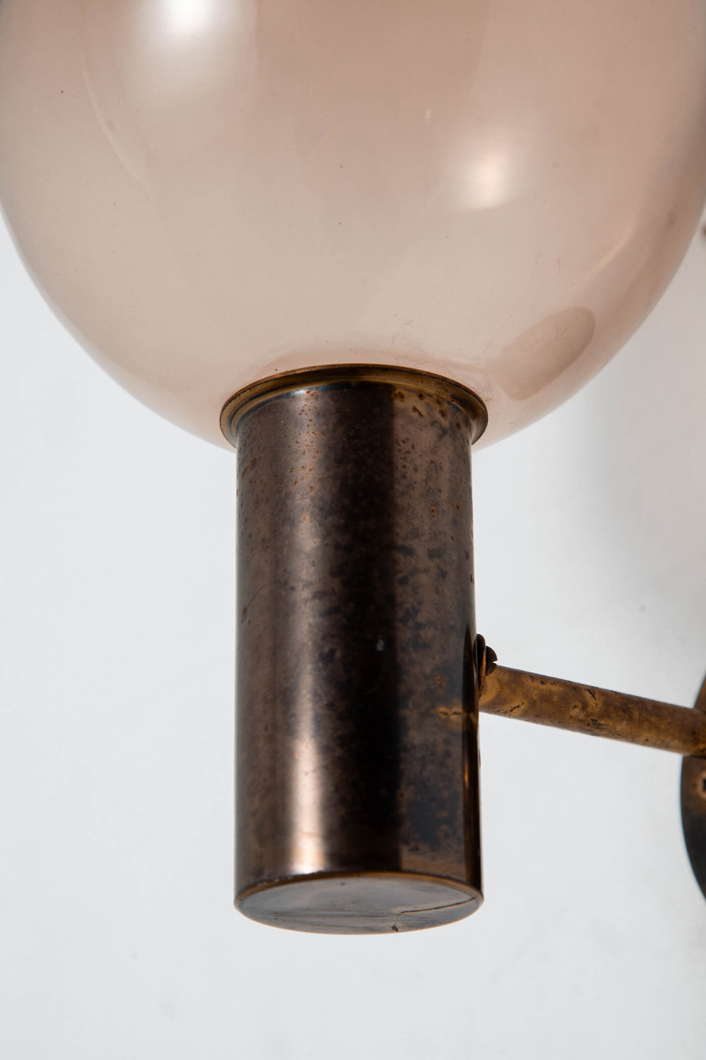 V-149 Wall Lamp by Hans-Agne Jakobsson for Hans-Agne Jakobsson AB in Glass and Brass