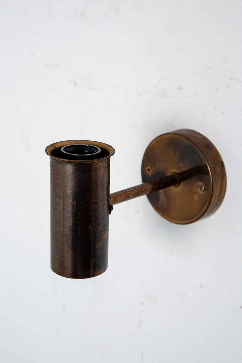 Wall Lamp by Hans-Agne Jakobsson for Hans-Agne Jakobsson AB in Glass and Brass