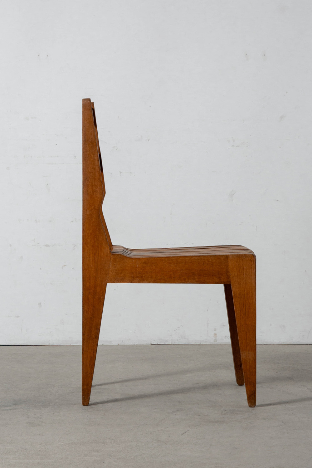 Dining Chair by Guillerme & Chambron in Wood