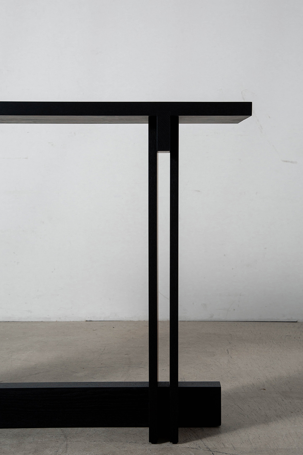 Rak Console Table by Francesc Rifé for Kendo in Black Ash