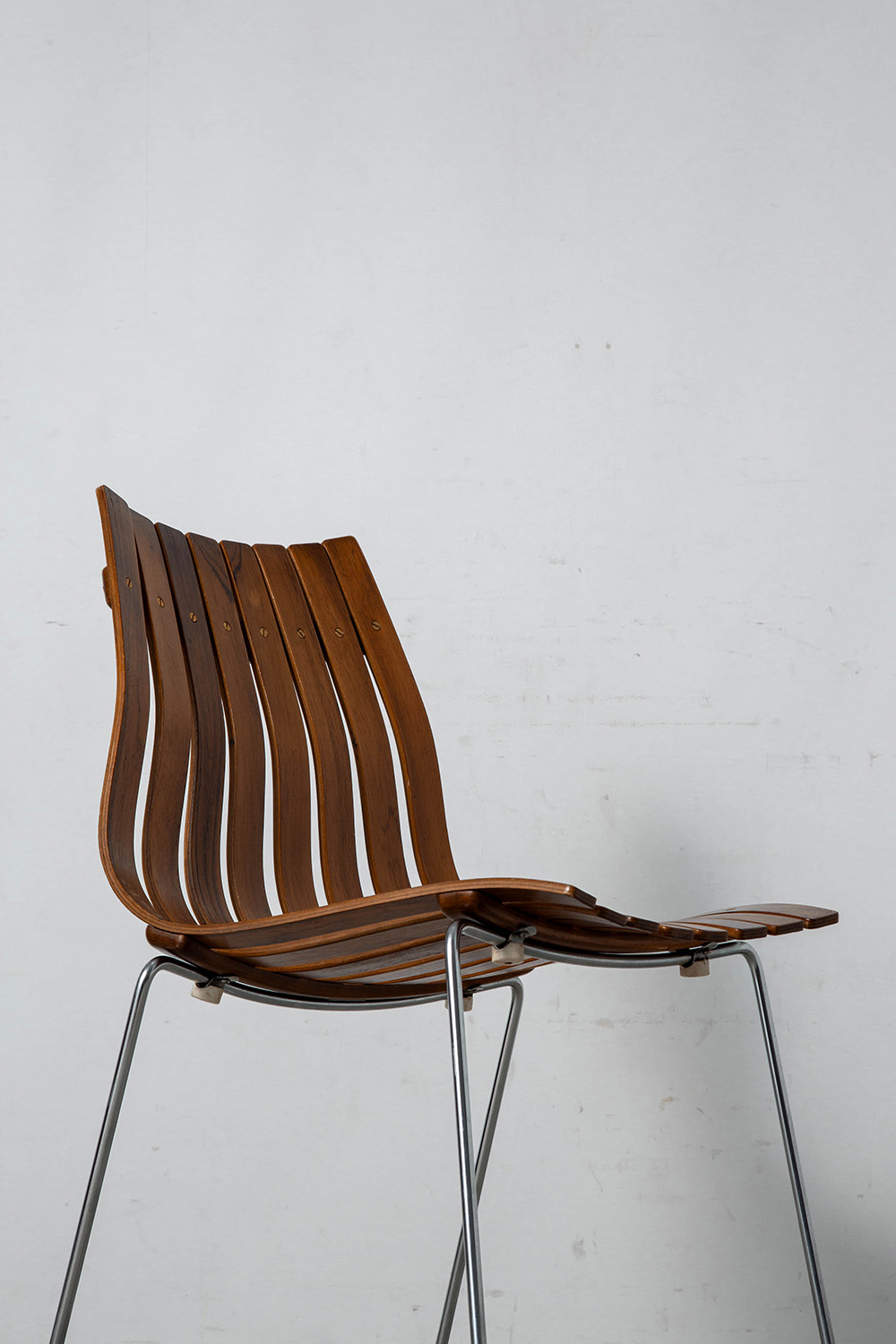 Scandia Junior Chair by Hans Brattrud for Hove Mobler in Teak and Steel