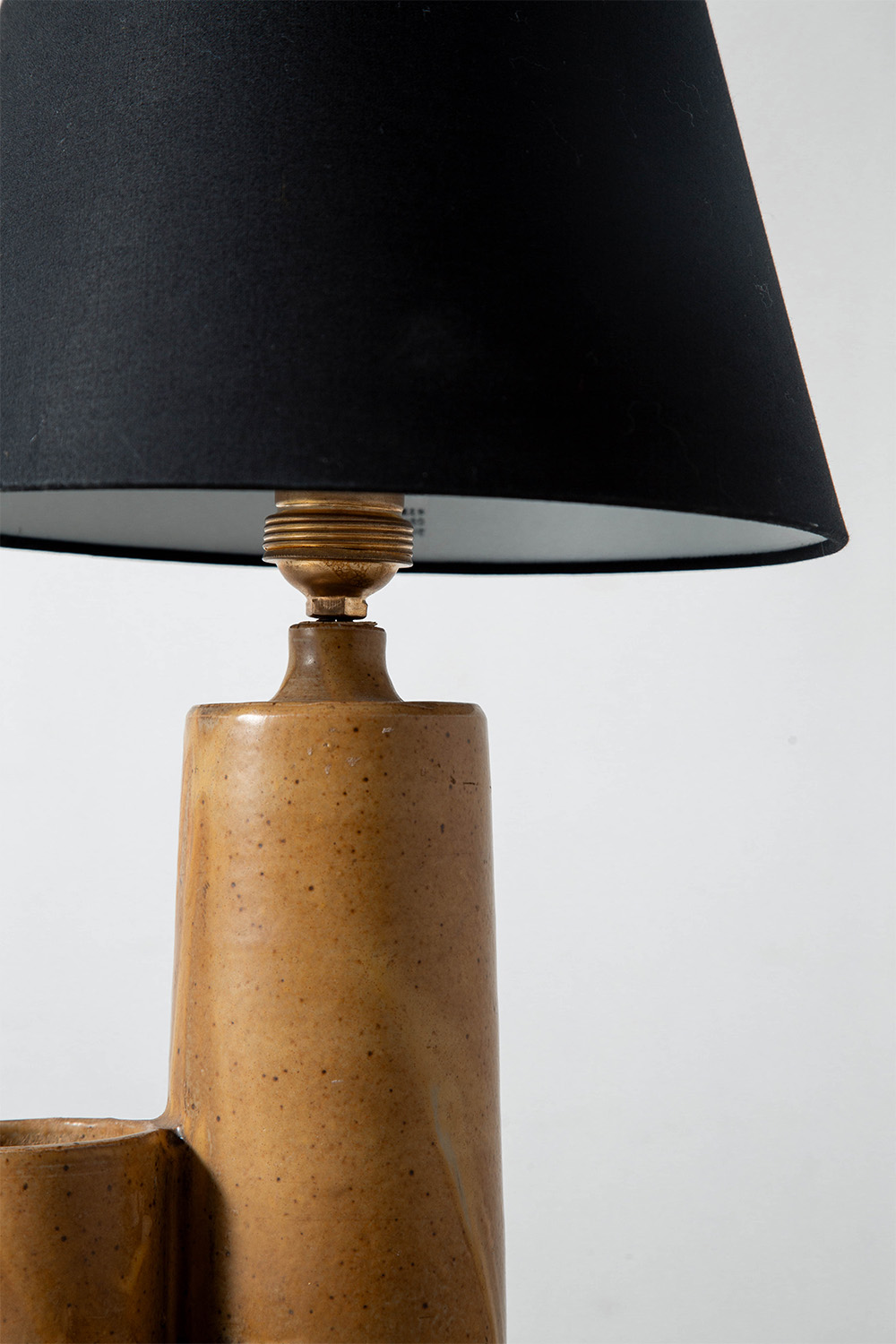 Table Lamp in Ceramic and Brass