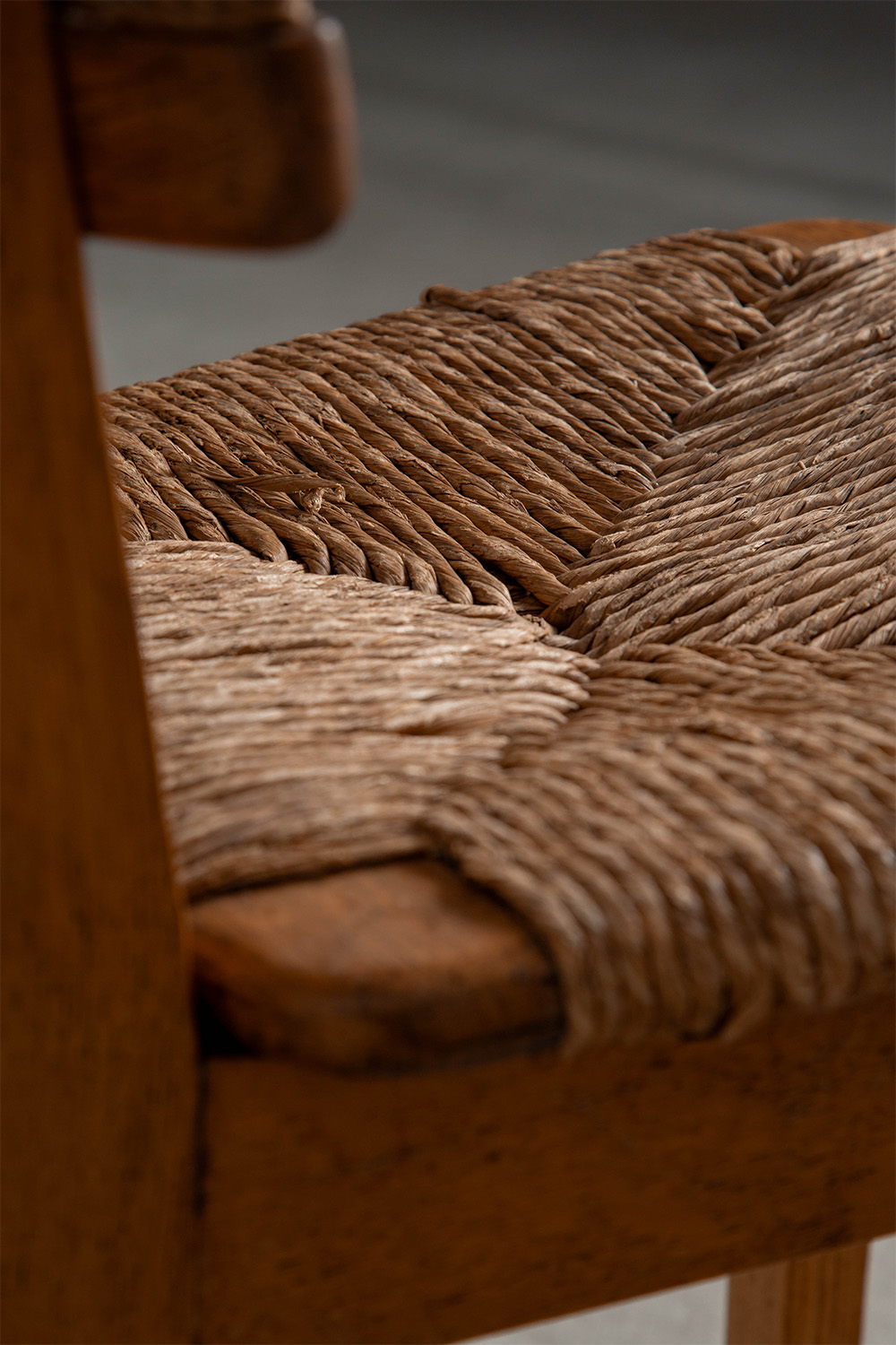 A2-1 Chair by Mart Stam for Goed Wonen in Oak and Rush Seat