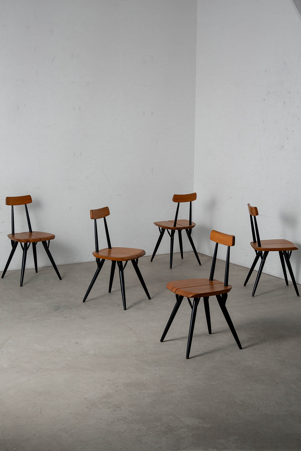 Pirkka Chair by Ilmari Tapiovaara for Laukaan Puu in Wood