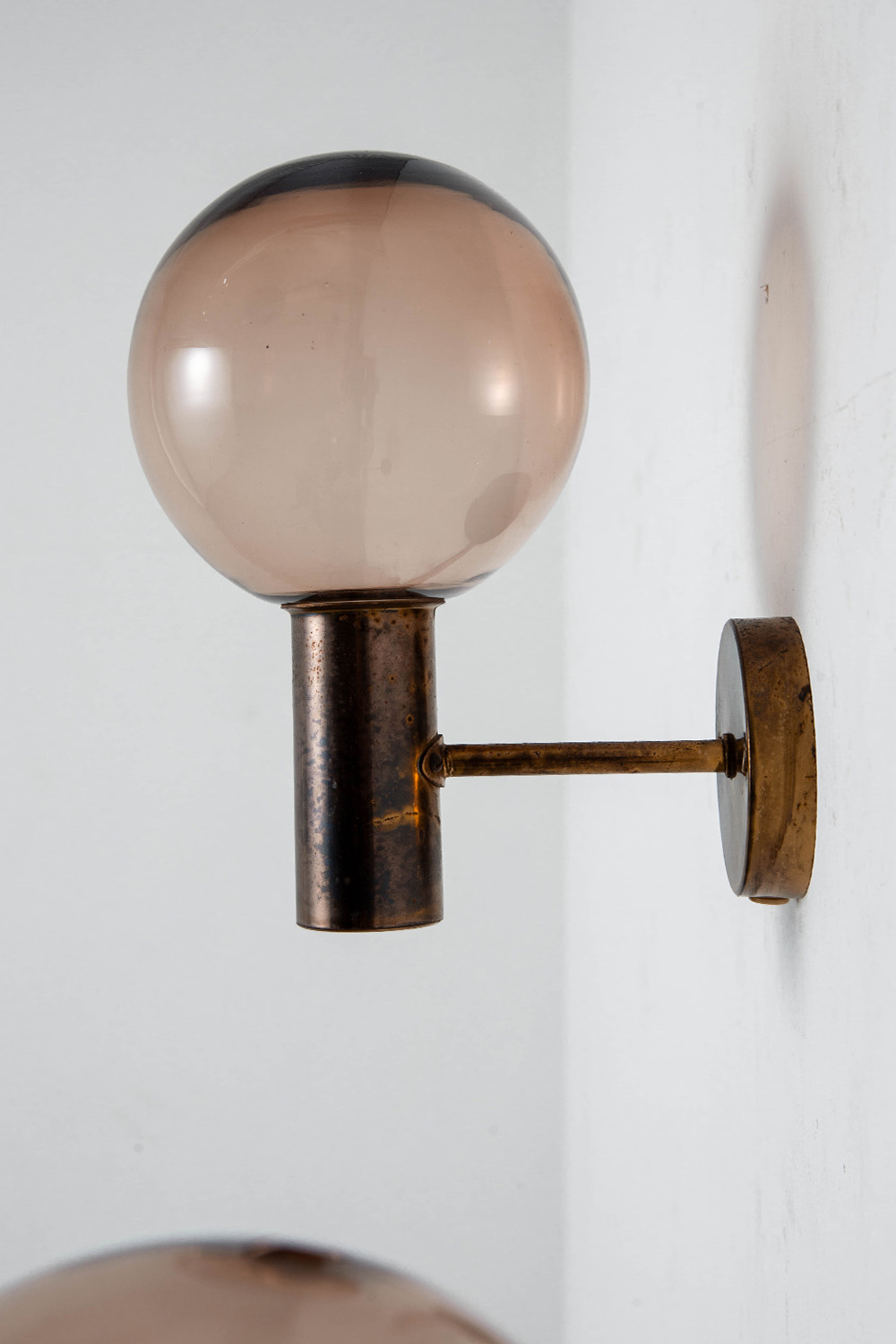 V-149 Wall Lamp by Hans-Agne Jakobsson for Hans-Agne Jakobsson AB in Glass and Brass