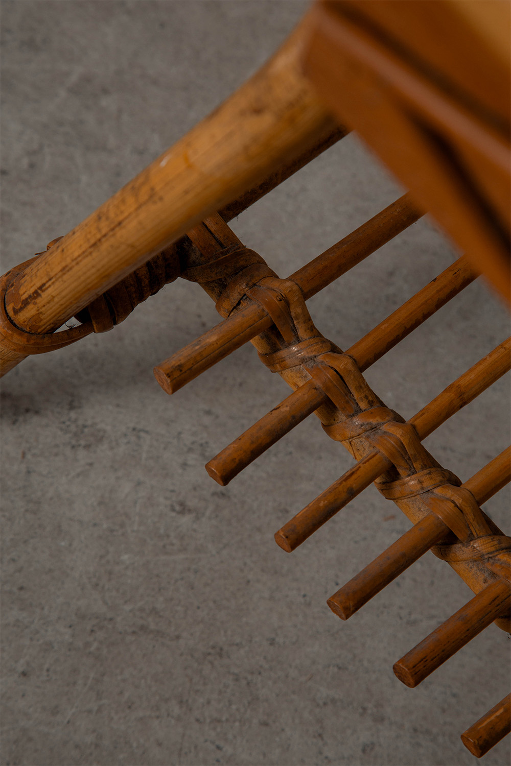 Side Table in Bamboo and Wood