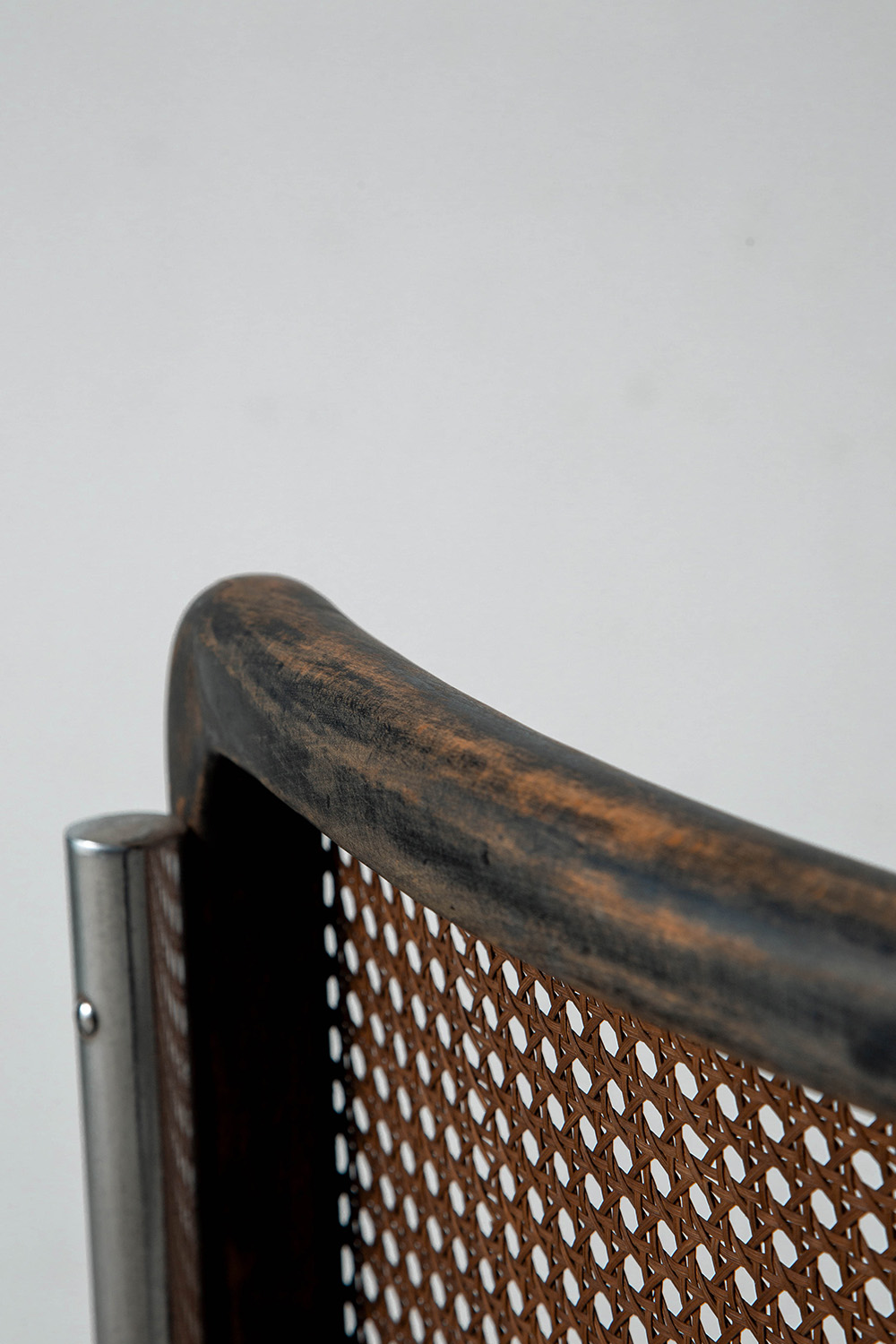 B32 Cesca Chair by Marcel Breuer for THONET in Chrome , Wood and Rattan