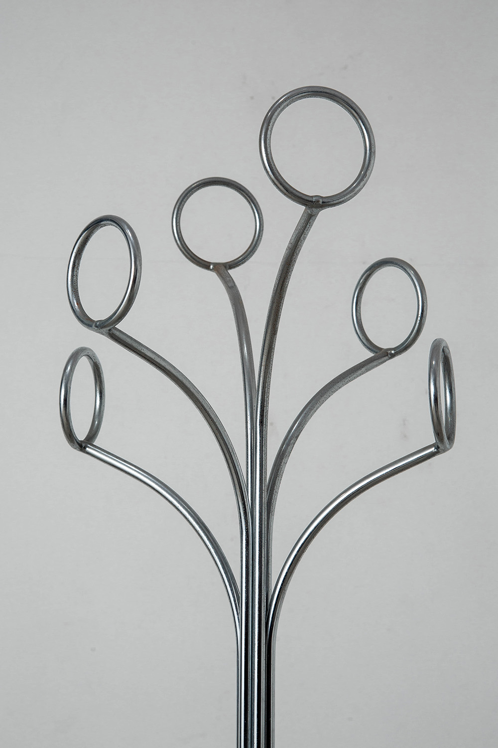 Cedro Coat Rack by Tomás Díaz Magro for Fase in Chrome