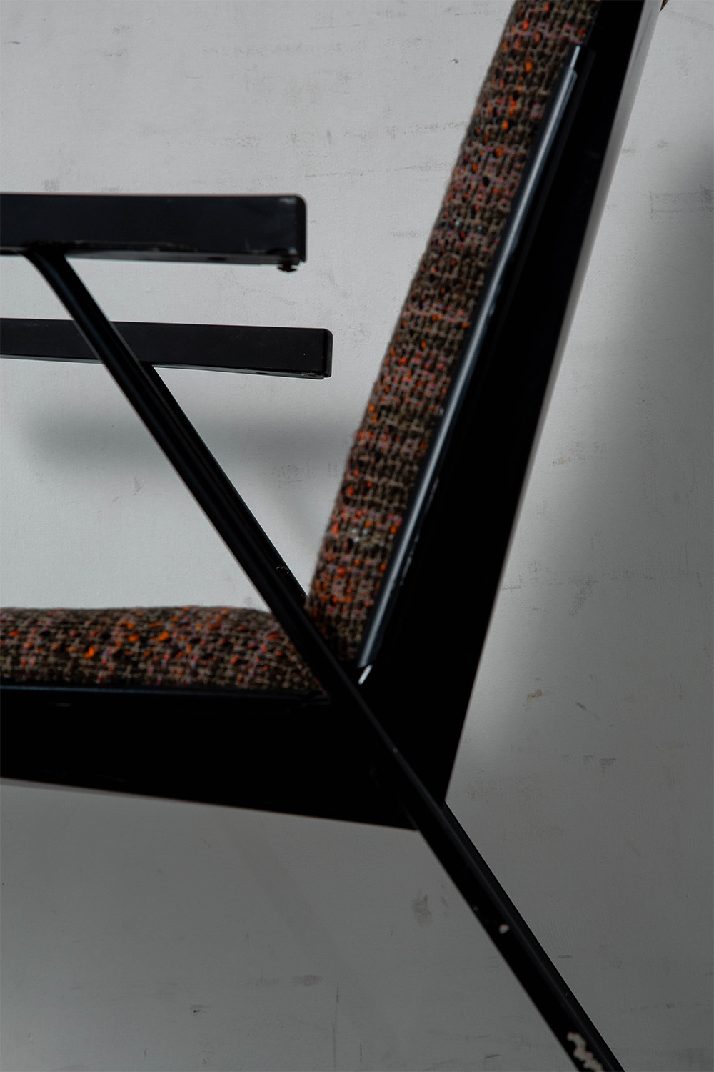 Oase Lounge Chair by Wim Rietveld for Ahrend De Cirkel in Fabric and Steel