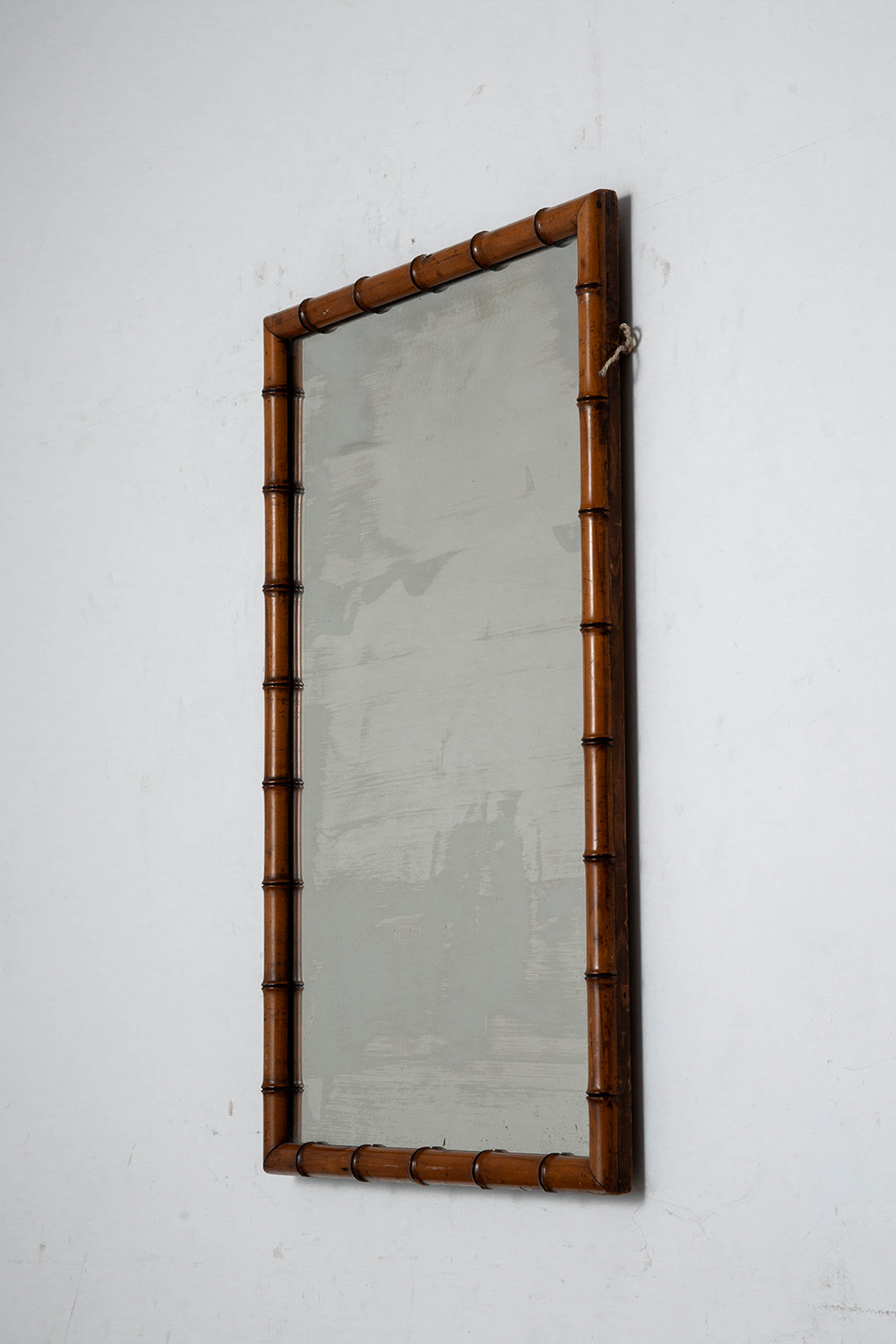 Mirror in Glass and Bamboo