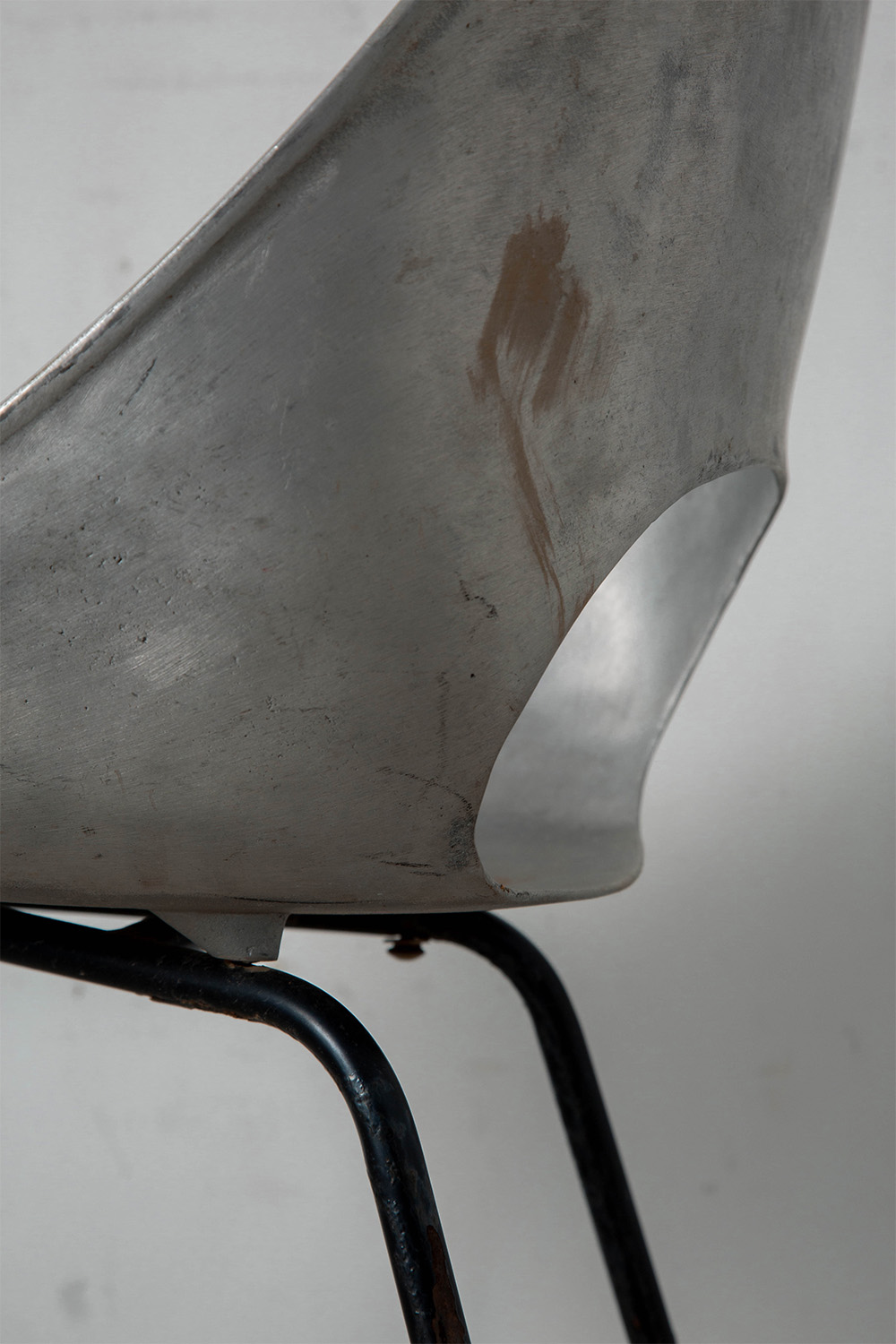 Tulip Chair by Pierre Guariche for Maison du Monde in Aluminium and Steel