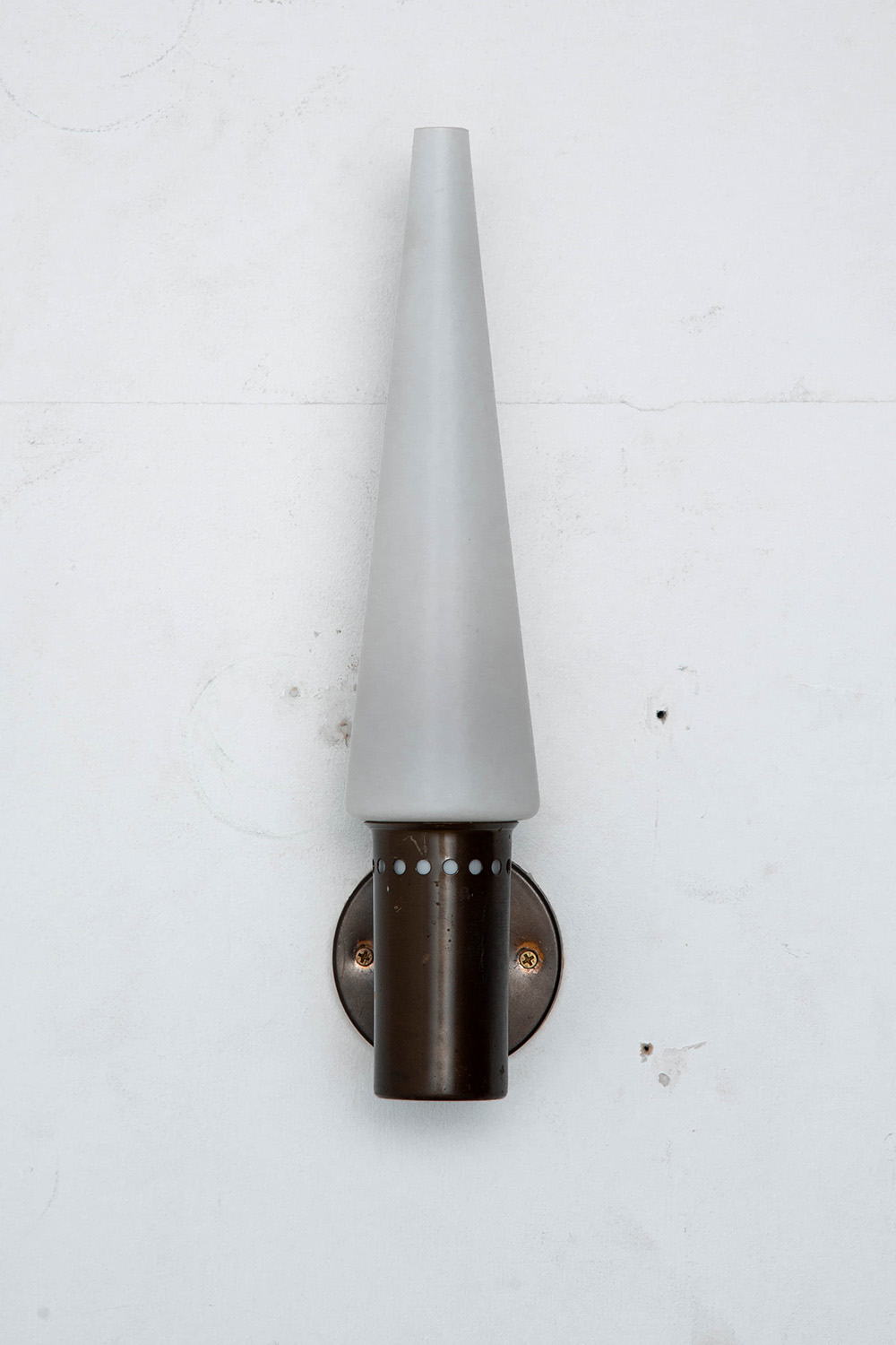 Wall Lamp by Hans-Agne Jakobsson for Hans-Agne Jakobsson AB in Glass and Brass
