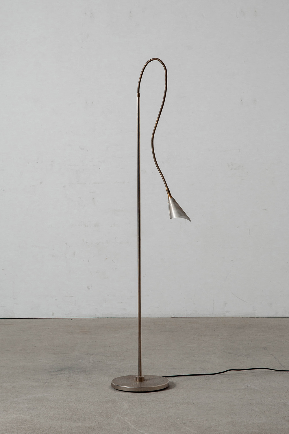 Floor Lamp by Enzo Catellani for Catellani & Smith in Steel , Brass and Metal