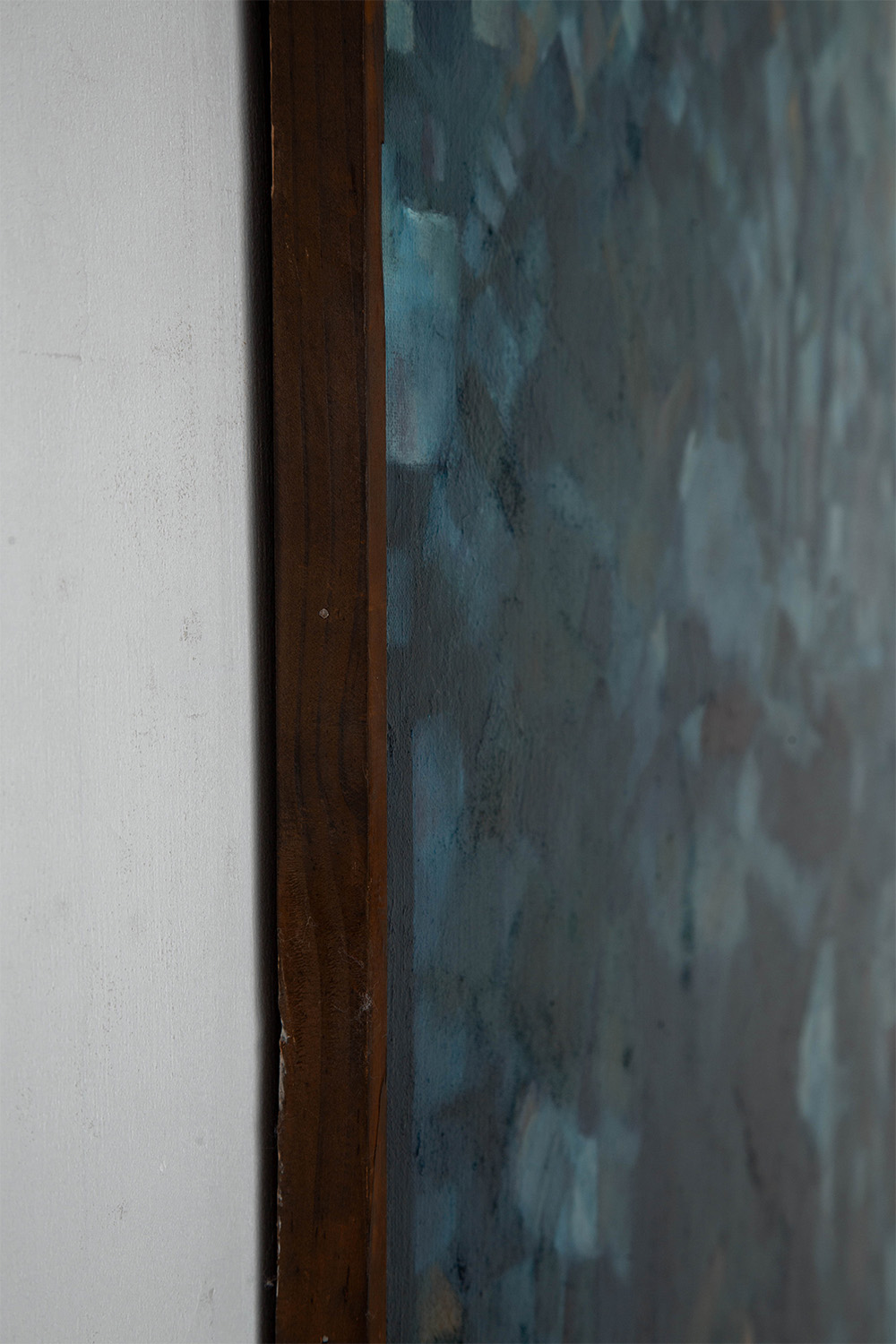 Abstract Oil Painting in Wood